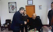 姜正才走访慰问离退休老干部