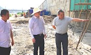 市政协主席姜正才调研护市垸防汛工作