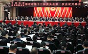 政协津市市第十三届委员会第一次会议开幕