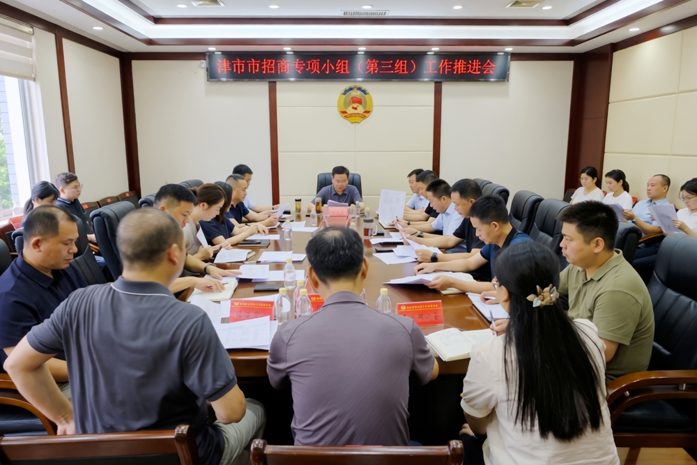 津市市招商专项小组(第三组)召开 工作推进会